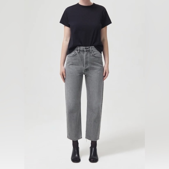 AGOLDE - 90's Crop Mid Rise Loose Fit - Picture 1 of 11
